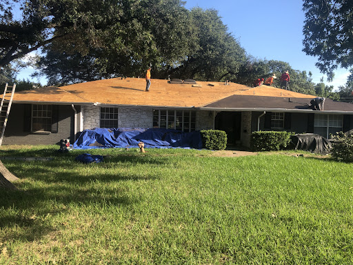 Completed gutter installation on Plano home